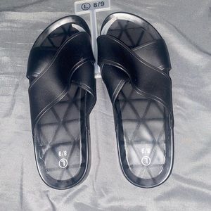 Black Jelly Double Buckle